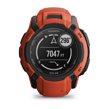 Zegarek sportowy Garmin Instinct 2X SOLAR Czerwony-12