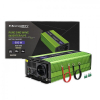 QOLTEC PRZETWORNICA NAPIĘCIA MONOLITH | ŁADOWANIE BATERII | UPS | 300W | 600W | 12V NA 230V | CZYSTY SINUS-2