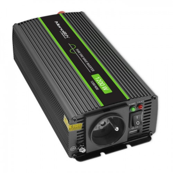 QOLTEC PRZETWORNICA NAPIĘCIA MONOLITH | 600W | 1200W | 24V NA 30V | CZYSTY SINUS-1