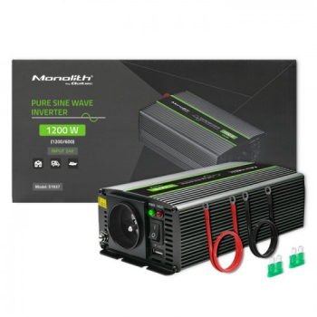 QOLTEC PRZETWORNICA NAPIĘCIA MONOLITH | 600W | 1200W | 24V NA 30V | CZYSTY SINUS-3