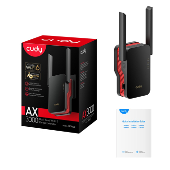 Wzmacniacz sygnału WIFI CUDY RE3000 LAN 1xGigabit AX3000 Dual Band Wi-Fi 6 Mesh-5