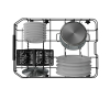 Zmywarka do zabudowy WHIRLPOOL WSIC 3M17-18