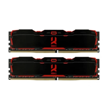 GOODRAM DDR4 16GB PC4-25600 (3200MHz) 16-20-20 DUAL CHANNEL KIT IRDM X BLACK 1024x8-1
