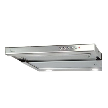 Okap podszafkowy teleskopowy AKPO WK-7 LIGHT 60 INOX (265,5 m3/h; 600mm; kolor inox)-2