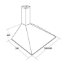 Okap kominowy AKPO WK-5 SOFT 50 INOX (500mm; stal nierdzewna)-3