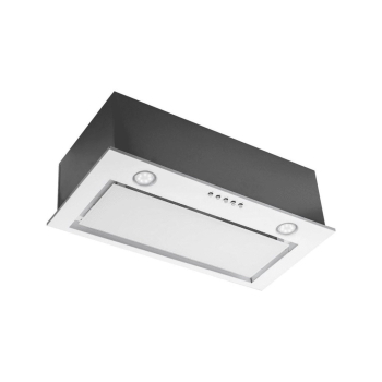 Okap podszafkowy do zabudowy CIARKO SL-BOX Glass 60 Biały (600 mm, białe szkło)-1