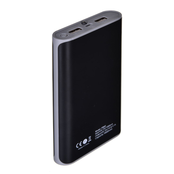 Power Bank PB02 (10000mAh; microUSB, USB 2.0; kolor czarny)-2