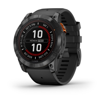 Zegarek sportowy Garmin Fenix 7X Pro Solar Edition Slate Grey / Black Band-1