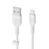 BELKIN KABEL USB-A - LIGHTNING SILICONE 2M BIAŁY-2