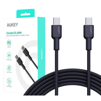 AUKEY CB-NCC1 KABEL USB-C QC PD 1M 3A 60W NYLON-1
