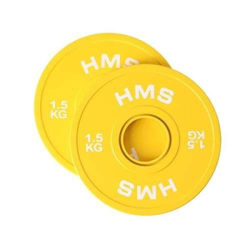 Talerz olimpijski Bumper 2x1.5kg Żółty HMS CBRS15-1