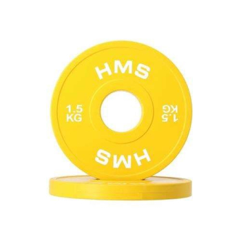 Talerz olimpijski Bumper 2x1.5kg Żółty HMS CBRS15-2