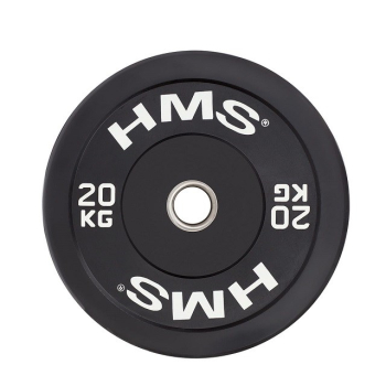 Talerz olimpijski Bumper 20 kg Czarny HMS BBR20-1