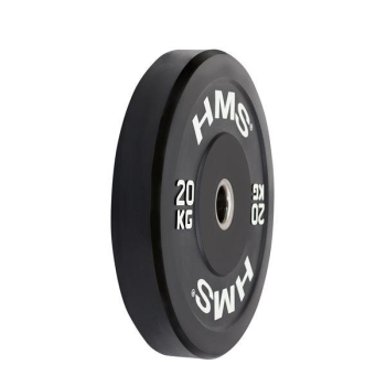 Talerz olimpijski Bumper 20 kg Czarny HMS BBR20-2