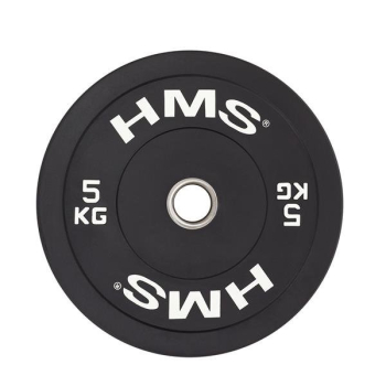 Talerz olimpijski Bumper 5 kg Czarny HMS BBR05-1