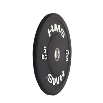 Talerz olimpijski Bumper 5 kg Czarny HMS BBR05-2