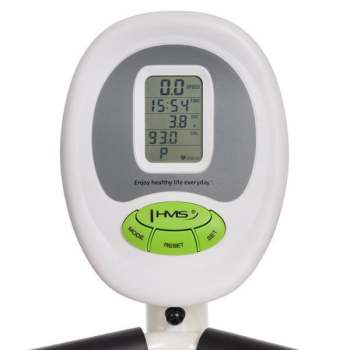 Rower magnetyczny poziomy biało-zielony HMS R9259*-4