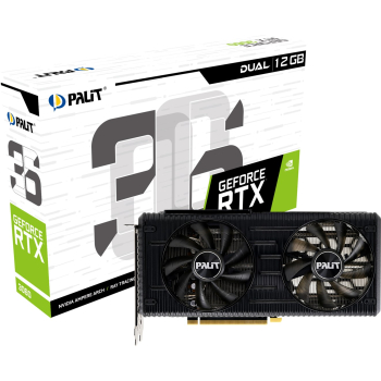 Karta graficzna PALIT RTX3060 Dual 12GB GDDR6 192bit 3DP/HDMI-1