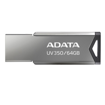 Pendrive ADATA UV350 AUV350-64G-RBK (64GB; USB 3.1; kolor srebrny)-1