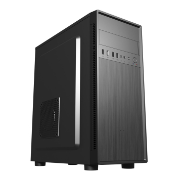 GEMBIRD OBUDOWA FORNAX 160 MIDI-TOWER (2X USB 3.0, 2X USB 2.0, HD AUDIO) CZARNA-1