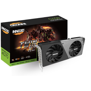 Karta graficzna INNO3D GeForce RTX 4070 TWIN X2 12GB GDDR6X DLSS 3-1