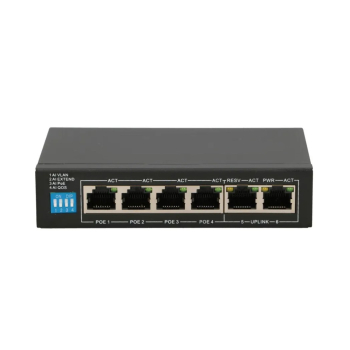 EXTRALINK SWITCH POE EUROS V2 6 PORT 4X 10-100MBPS-1