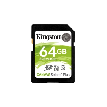 Karta pamięci Kingston Canvas Select Plus SDS2/64GB (64GB; Class U1, V10; Karta pamięci)-1