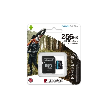 KINGSTON microSDXC Canvas Go Plus 256GB + adapter-3