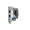 Qnap QXG-10G2T-X710, 2x 10GbE RJ-45, Intel X710, PCIe Gen3 x4