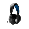 Steelseries Arctis Nova 7P Zestaw słuchawkowy Przewodowy i Bezprzewodowy Opaska na głowę Gaming USB Type-C Bluetooth Czarny, Niebieski