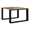 Stolik MODERN MINI 67x67xH40 artisan/czarny