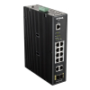 D-Link DIS-200G-12PS łącza sieciowe Zarządzany L2 Gigabit Ethernet (10/100/1000) Obsługa PoE Czarny