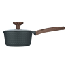 Resto Kitchenware 93900 garnek 1,3 l Okrągły Czarny