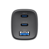 Ładowarka Havit UC20 EU USB-C+USB-C+USB-A (czarny)