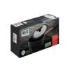 Resto Kitchenware 93186 garnek 1,4 l Okrągły Czarny, Drewno