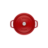 Garnek żeliwny okrągły wysoki STAUB 40501-485-0 - czerwony 4.8 ltr