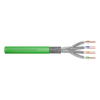 Kabel instalacyjny DIGITUS kat.8.2, S/FTP, Dca, AWG 22/1, LSOH, 100m, zielony