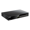 D-Link DGS-1008MP łącza sieciowe Nie zarządzany Gigabit Ethernet (10/100/1000) Obsługa PoE 1U Czarny
