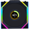 Lian Li UNI FAN SL Wireless LCD 120 Obudowa komputera Wentylator 12 cm Czarny 1 szt.