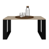 Stolik ława MODERN 90x58xH50 sonoma/czarny