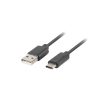 Kabel Lanberg CA-USBO-10CU-0005-BK (USB 2.0 typu A - USB typu C ; 0,50m; kolor czarny)