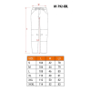 NEO tools 81-792-XXL spodnie ochronne Żółty