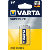 Bateria cynkowo-węglowe VARTA Superlife 9V 6F22 (Zn-C; x 1)
