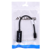 Adapter Lanberg AD-0005-BK (Mini DisplayPort M - HDMI F; 0,20m; kolor czarny)