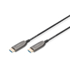 Kabel połączeniowy hybrydowy HDMI 2.1 Ultra High Speed 8K60Hz UHD HDMI A/HDMI A M/M czarny 15m