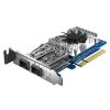 Qnap QXG-25G2SF-CX6, 2x SFP28 25Gb, Low-profile /Full-height, PCIe Gen4 x8