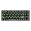 KLAWIATURA DLA GRACZY GENESIS THOR 404 TKL US PODŚWIETLENIE RGB MECHANICZNA CZARNA KAILH BOX BROWN