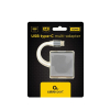 GEMBIRD GEMBIRD MULTI ADAPTER USB TYP-C (M) -> USB TYP-C; USB 3.0; HDMI SZARY
