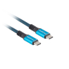 LANBERG KABEL USB-C M/M 4.0 0.5M 100W 8K 30HZ CA-CMCM-45CU-0005-BK