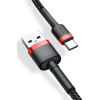 BASEUS KABEL CAFULE 2A 2M (CZERWONO-CZARNY)